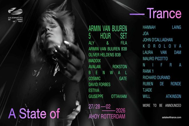 25. izdanje festivala A State Of Trance, iduće godine u Rotterdamu