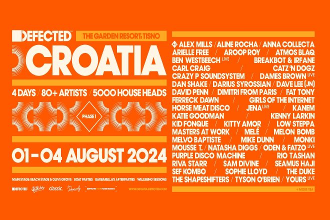 Poznati prvi izvođači novog izdanja festivala Defected Croatia u Tisnom 2024. godine