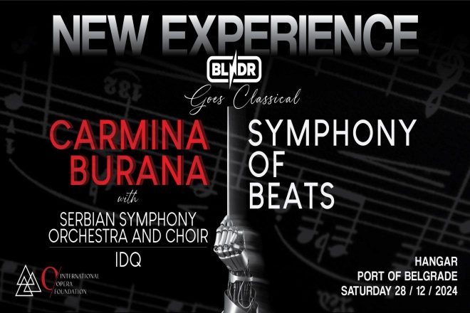 Carmina Burana Symphony of Beats, 28.12. u beogradskom Hangaru