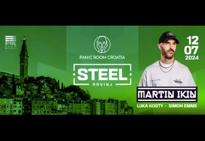 Panic Room Croatia party u Steelu, dolazi Martin Ikin