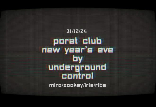 Underground Control predstavlja party za doček 2025. u splitskom klubu Porat