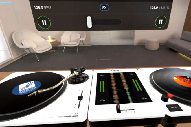 U prezentaciji Appleovog vision OS-a virtualna ploča PEZNT-ove etikete Blacksoul Music