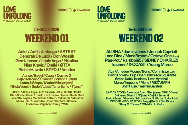 Tuborg Lovefest otvara novo poglavlje uz najveći lineup do sada