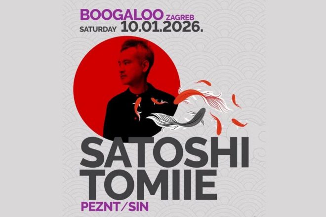 Satoshi Tomiie stiže u Boogaloo, u subotu, 10.01.