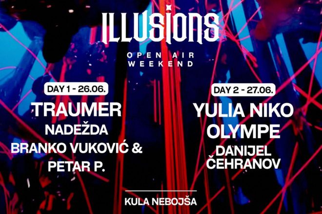 Illusions open air weekend, ovog vikenda na beogradskoj Kuli Neboj&scaron;a
