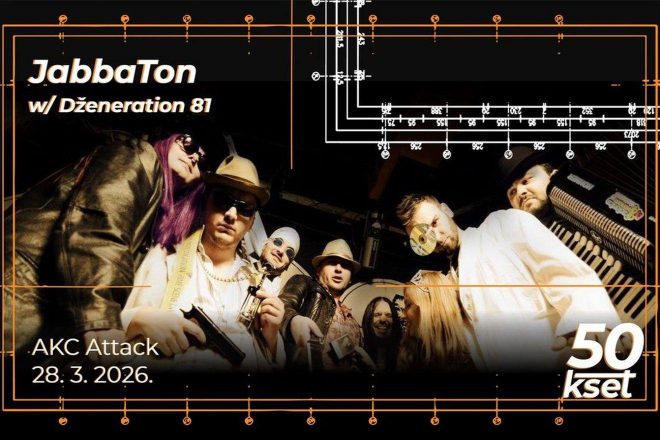 JabbaTon se vraća povodom obilježavanja 50 godina KSET-a