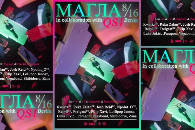 Berlin u Beogradu: QS1 i МАГЛА najavljuju 24h čistog techna uz Reku Zalan i Kwartz
